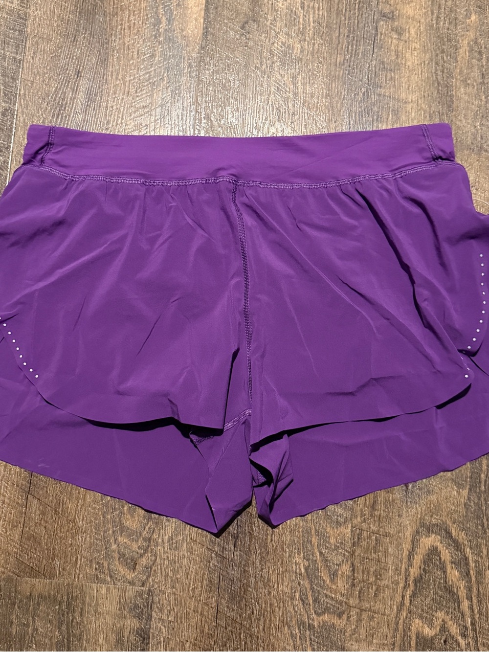lululemon athletica Purple Fast and Free High Rise Split Shorts XL